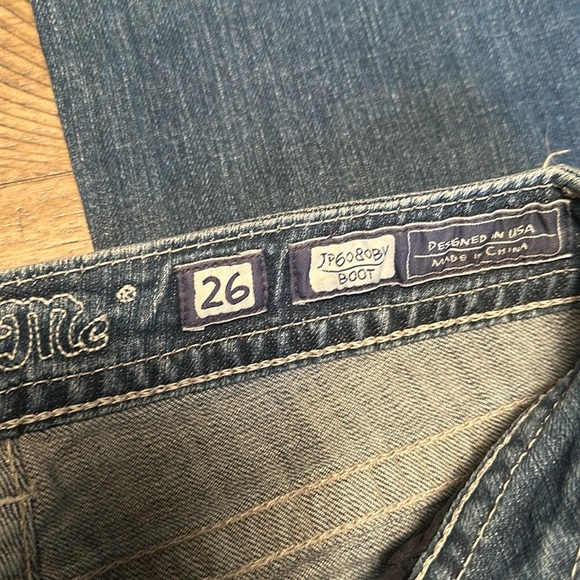 Miss Me Jeans Size 26 Bootcut Jeans JP6080B Embellished Rose - Picture 4 of 6